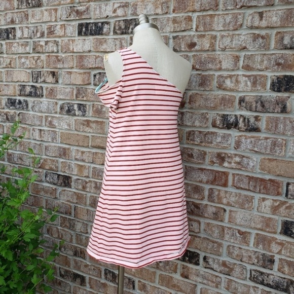 Anthro Maeve Marketa One Cold Shoulder Dress S - Picture 3 of 8